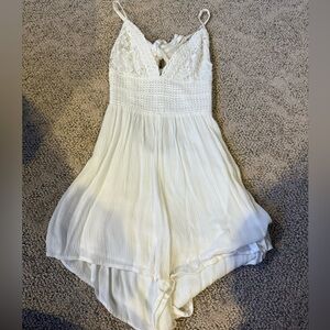 Target White Lace Jumpsuit